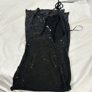 Black Sequin jumpsuit